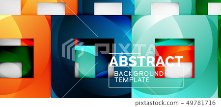 Abstract squares geometric background can be used Abstract squares geometric background can be used 49781716