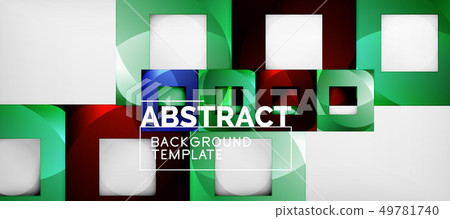 Abstract squares geometric background can be used - Stock Illustration ...
