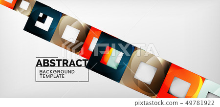 Abstract squares geometric background can be used - Stock Illustration ...