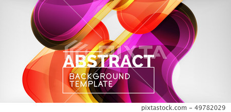 Techno lines, hi-tech futuristic abstract Techno lines, hi-tech futuristic abstract 49782029