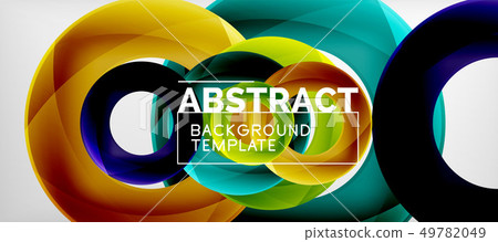 Colorful vector rings geometric abstract Colorful vector rings geometric abstract 49782049