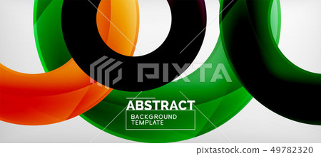 Colorful vector rings geometric abstract Colorful vector rings geometric abstract 49782320