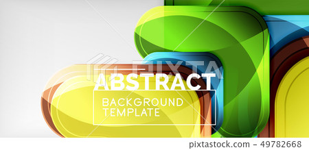 Shiny glossy arrows background, clean modern 49782668