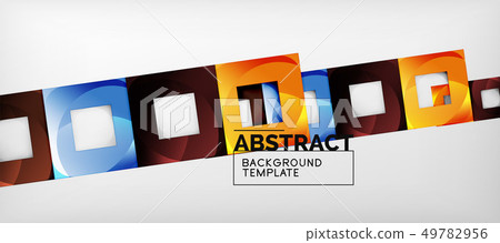 Abstract squares geometric background can be used - Stock Illustration ...