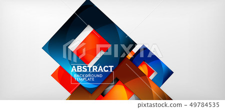 Abstract geometric background. Glossy square Abstract geometric background. Glossy square 49784535