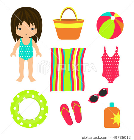 summer beach set towel bag 49786012