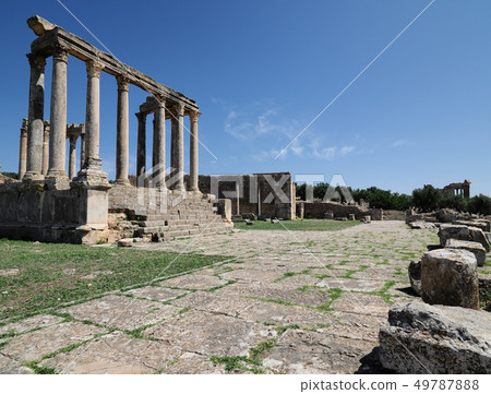 Tunisia · Dugga ruins / Roman Ruins of Dougga, Tunisia 49787888