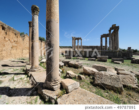 Tunisia · Dugga ruins / Roman Ruins of Dougga, Tunisia 49787891