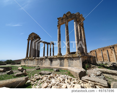 突尼斯·杜加遺址/突尼斯杜加的羅馬廢墟 49787896