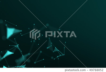 Abstract 3d rendering of chaotic structure. Plexus Abstract 3d rendering of chaotic structure. Plexus 49788052