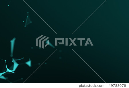 Abstract polygonal space low poly dark background Abstract polygonal space low poly dark background 49788076