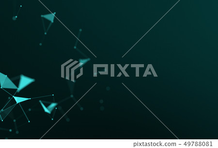 Abstract connection dots. Technology background. 49788081