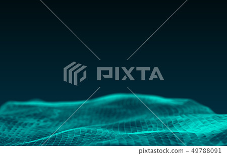 Connected polygons plexus geometric background can Connected polygons plexus geometric background can 49788091