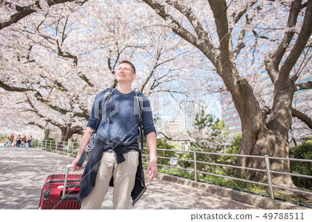 Frenchman traveling Japan Frenchman traveling Japan 49788511