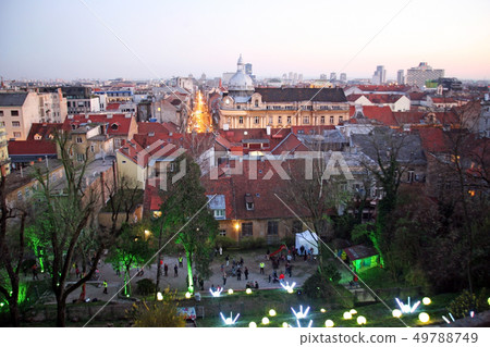Festival of Lights,Zagreb,Croatia,lighted city2 49788749