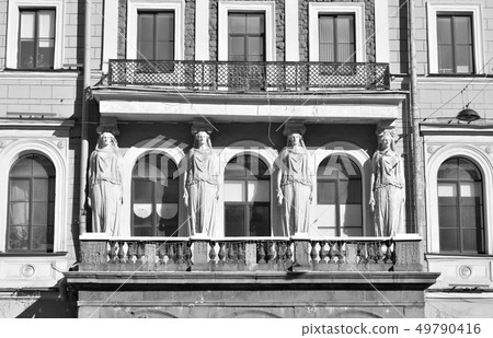 Old palace in St. Petersburg 49790416