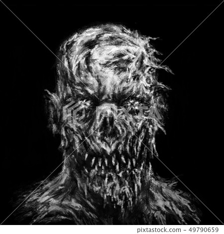 Monster morph looks creepy. Monster morph looks creepy. 49790659