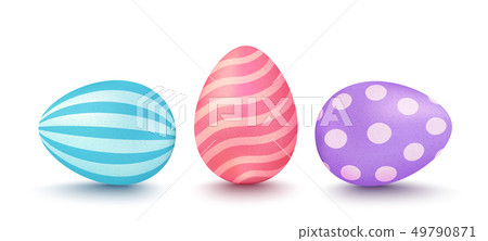3d Easter's eggs. 3d Easter's eggs. 49790871