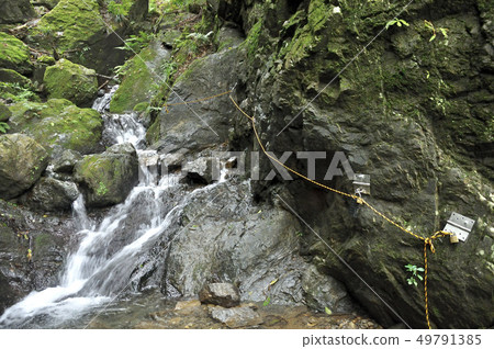 Mountain stream at Shiranosawa, Ebinooriyama 49791385