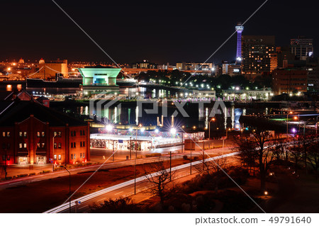 Night view of Yokohama Port 49791640