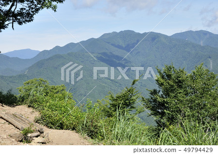 Okutama perspective of summer from Iwasaki Ishiyama Okutama perspective of summer from Iwasaki Ishiyama 49794429