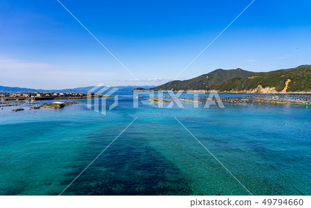 Clear blue ocean of Kashiwa Island 49794660