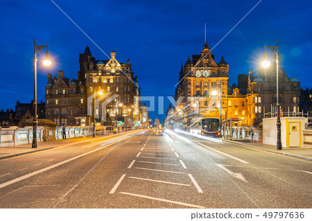 Edinburgh Cityscape 49797636
