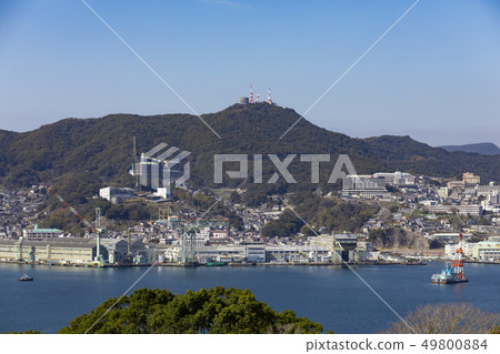 Nagasaki Harbor and Inasayama Nagasaki Harbor and Inasayama 49800884