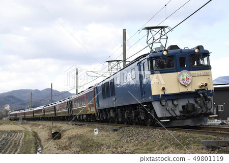 Event train using the Banetsu story carriage running on the Uetsu Main Line EL Murakami Hina Kaido No. 49801119
