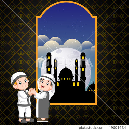 the two man are giving apologies to each other  49801684