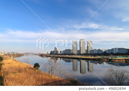 Around Tamagawa Gas Bridge 49802694