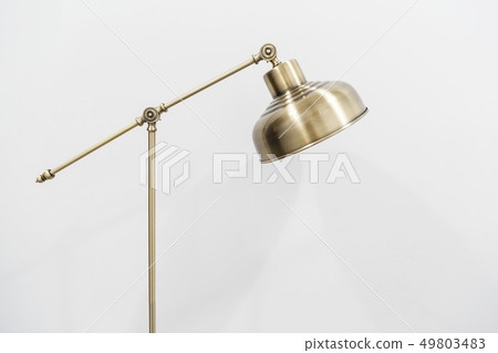 Floor lamp on white background. Floor lamp on white background. 49803483