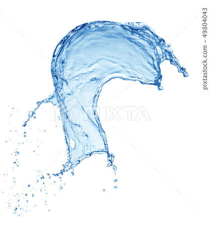 water splash isolated 49804043