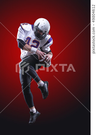 High jump of American Footballer High jump of American Footballer 49804612