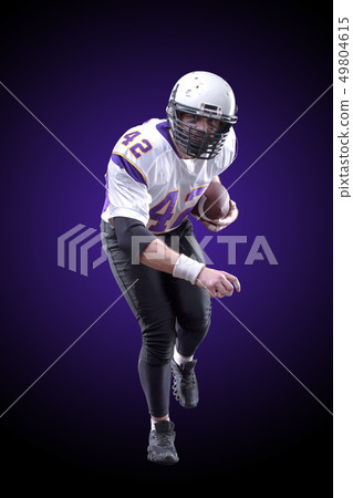 High jump of American Footballer 49804615