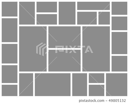 Photo collage. Photo frame paintings photomontage photos collages frames template mood board poster 49805132