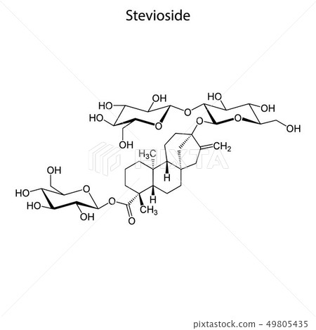 Skeletal formula of chemical molecule. Skeletal formula of chemical molecule. 49805435