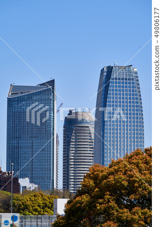 Urban landscape high rise building 49806177