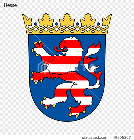 Emblem of Hesse, province of Germany 49806807