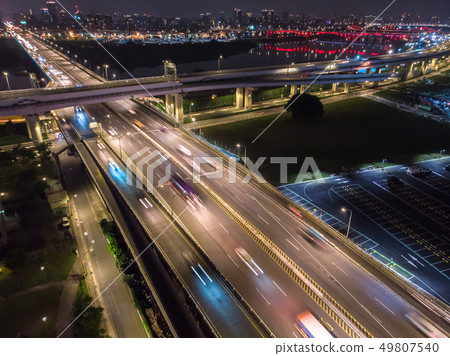 Traffic Aerial View,交通,taipei,taiwan,道路，城市,highway 49807540