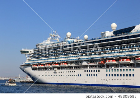 A large passenger ship 49809685