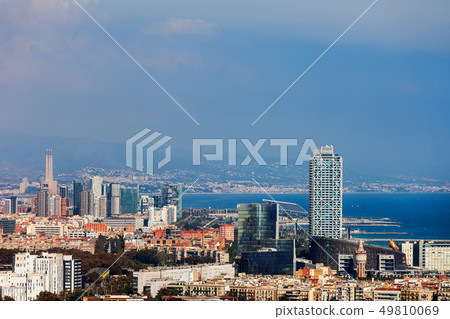 City of Barcelona Aerial View Cityscape 49810069