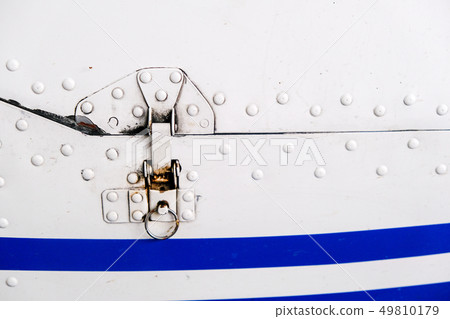 Detail of light sport aircraft fuselage Detail of light sport aircraft fuselage 49810179