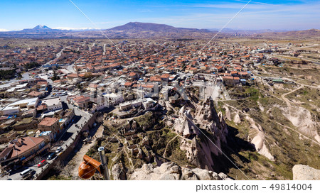 Looking down at Uchisar Looking down at Uchisar 49814004