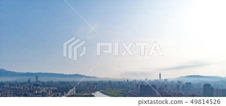 Skyline of taipei city in downtown Taipei, Taiwan. Skyline of taipei city in downtown Taipei, Taiwan. 49814526