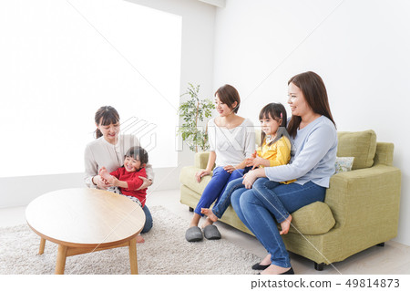 Mommy Friends and Children Mommy Friends and Children 49814873