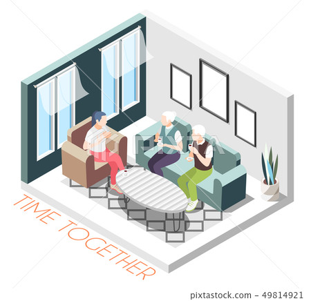 Isometric Time Together Composition 49814921