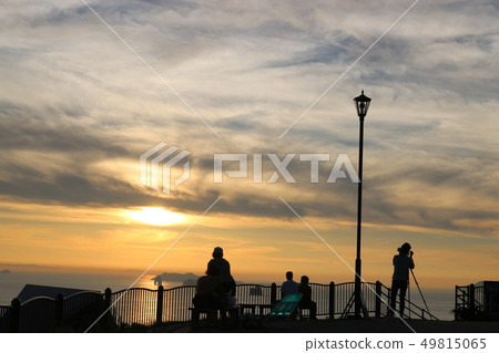 Sunset in the open sea 49815065