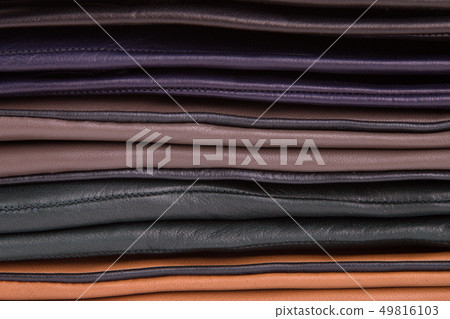 Background from a pile of leather. Background from a pile of leather. 49816103