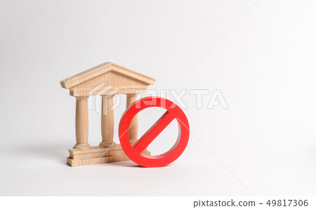 Government building or bank and symbol NO. 49817306